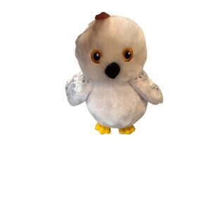 Harry Potter Hedwig Owl Plush Stuffed Animal 6” White Snowy Owl Plush